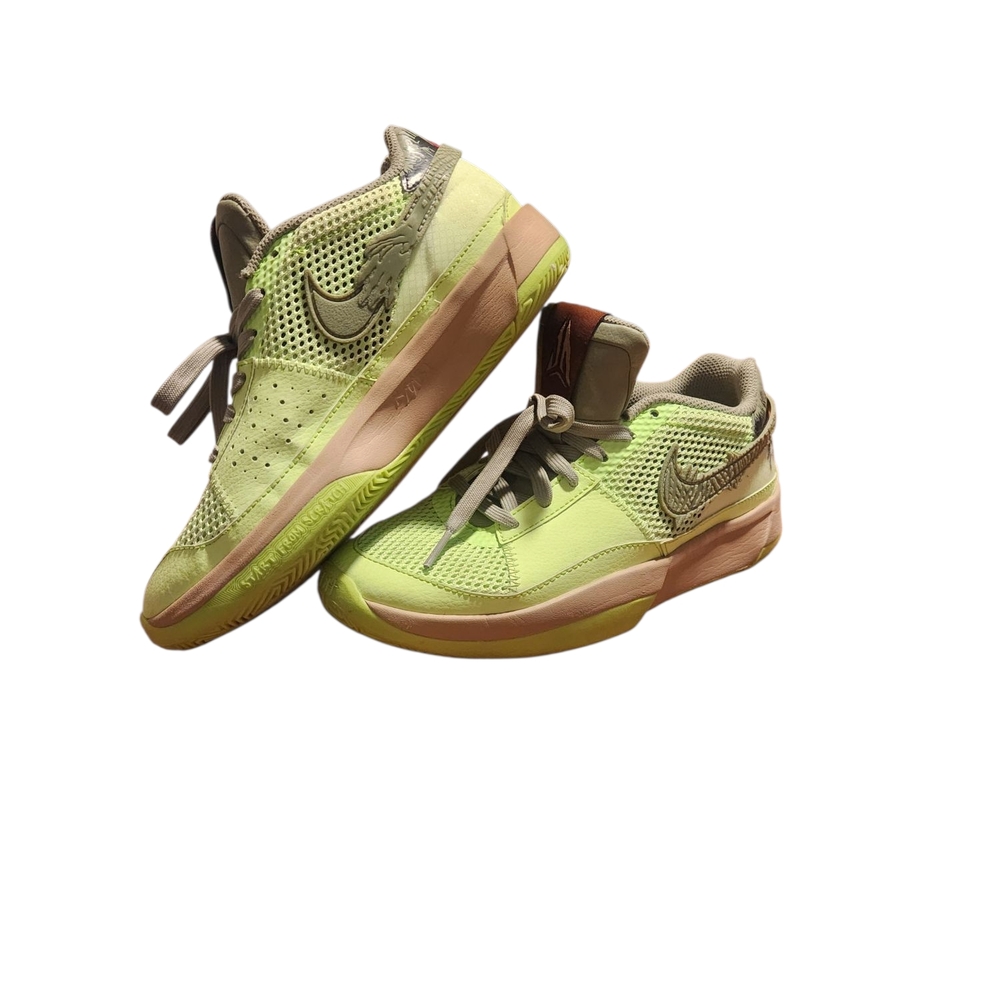 Nike Green and Tan Sneakers